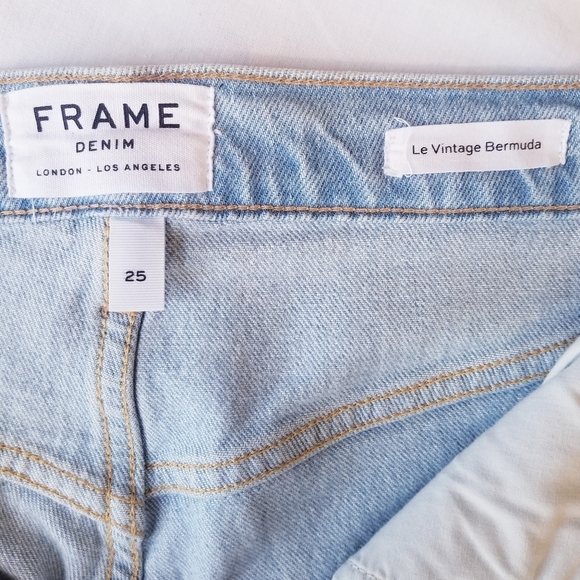 Frame | Le Vintage Bermuda, distressed siz… - Picture 15 of 16